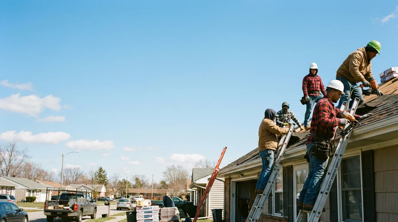 Roofing in New Trenton, IN near me